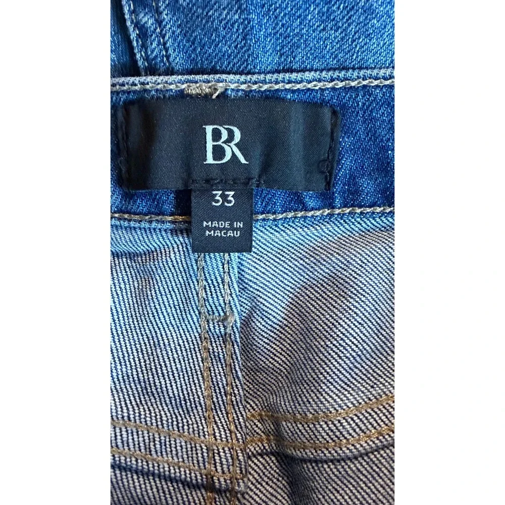 Banana Republic The Straight J Medium Wash Denim‎ Jeans Womens Size 33 - Picture 4 of 7